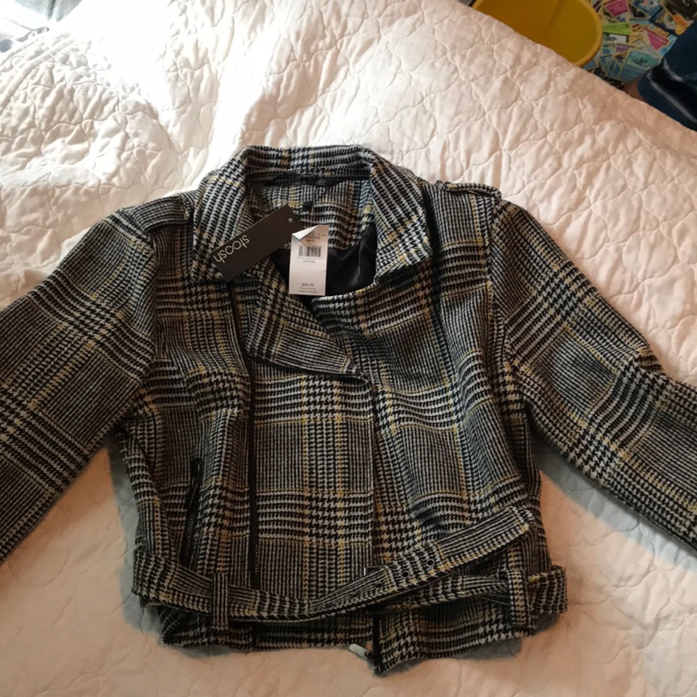 Cropped zip up Peacoat